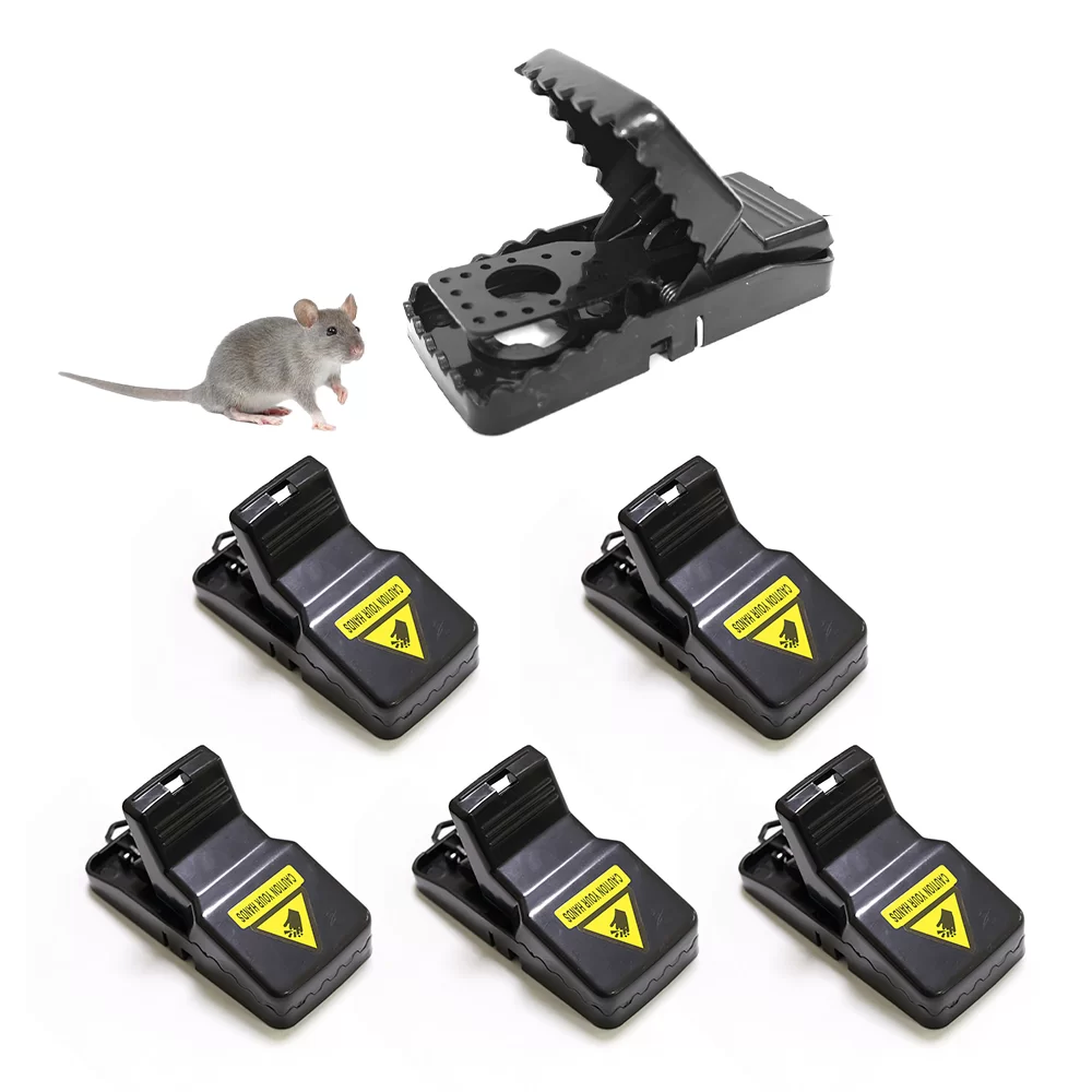 Plastic rodent rat trap