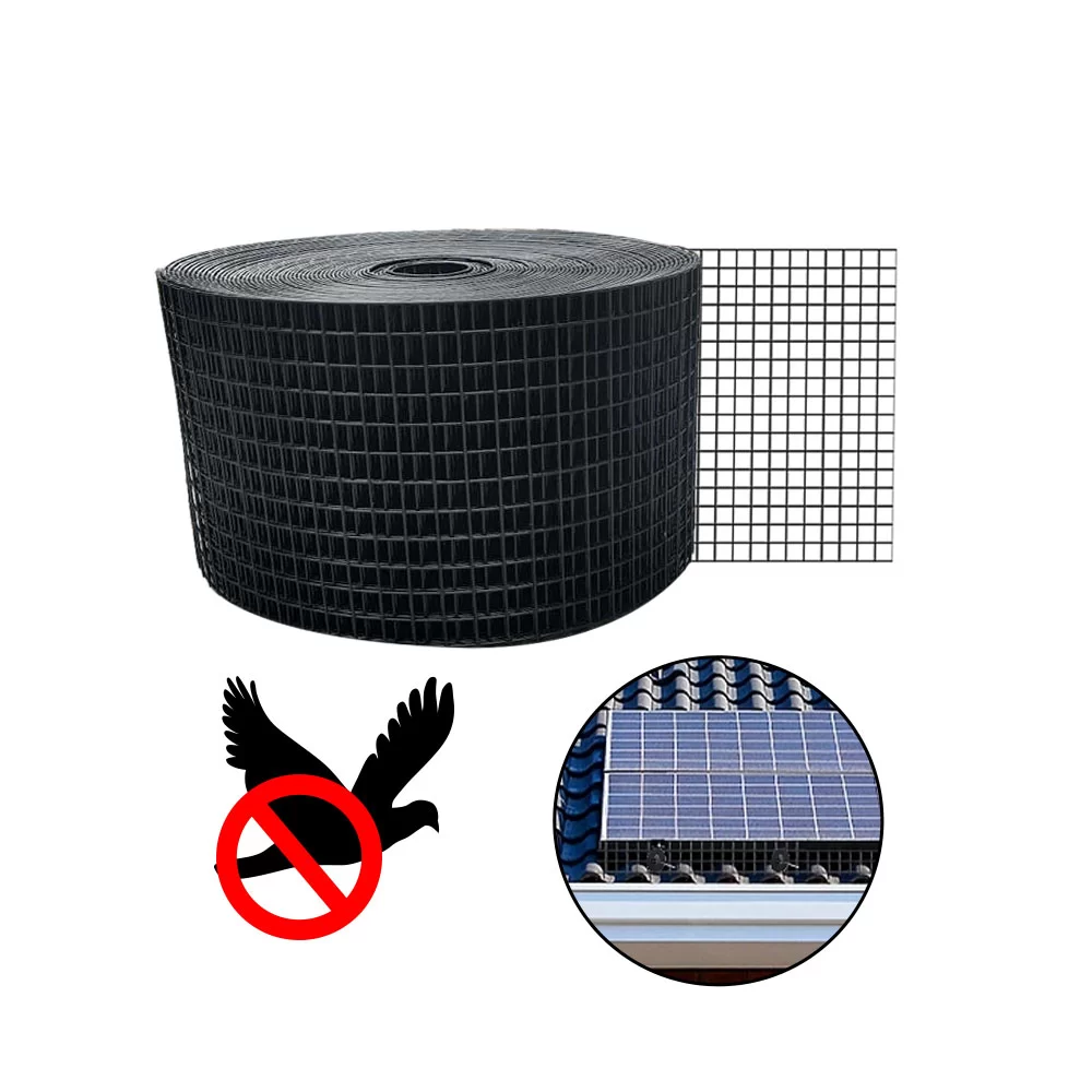 Solar panel bird mesh